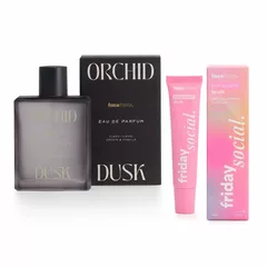 Face Facts Fragrance Lip Gloss Bundle Orchid Dusk + Lip Gloss Balm 100 ml