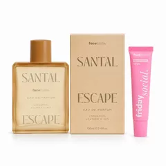 Face Facts Fragrance Lip Gloss Bundle Santal Escape + Lip Gloss Balm 100 ml