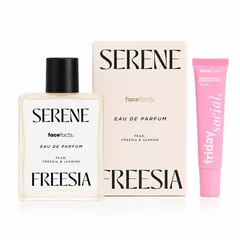 Face Facts Fragrance Lip Gloss Bundle Serene Freesia + Lip Gloss Balm 100 ml