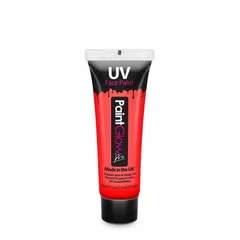 PaintGlow Pro UV Face & Body Paint - Red
