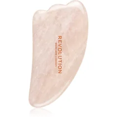 Revolution Skincare Gua Sha Rose Quartz Massage Hilfsmittel für das Gesicht