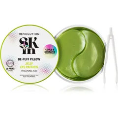 Revolution Skincare Skindividual Happy Hydrate De-Puff Hyaluronic Acid Jelly Eye Patches Feuchtigkeit spendende Gelpolster für die Augenpartien
