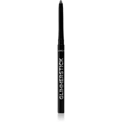 Avon Glimmerstick Eyeliner mit intensiver Farbe Farbton Blackest Black