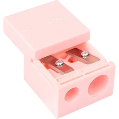 Brushworks Pencil Sharpener Doppelanspitzer für Kosmetikstifte .