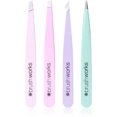 Brushworks Tweezer Set Pastel Pinzettenset