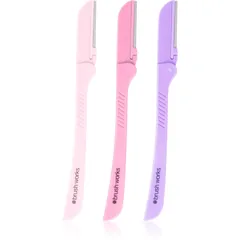 Brushworks Precision Eyebrow Razors Mixed Rasierer für die Augenbrauen