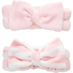 Brushworks Makeup Headbands kosmetisches Stirnband mit Schleife