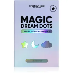 breakout + aid Magic Dream Dots Pflaster für problematische Haut gegen Akne mit Cica und Pathenol .