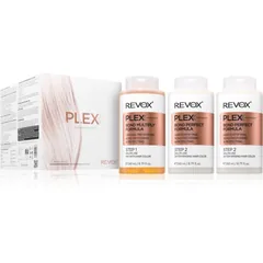 Revox B77 PLEX Hair Rebuilding System Professional Set Set für gefärbtes und geschädigtes Haar nur für professionellen Gebrauch 3x