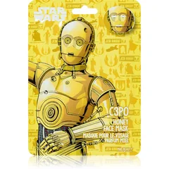 Mad Beauty Star Wars C3PO Feuchtigkeitsspendende Tuchmaske mit Honig