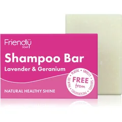 Friendly Soap Natural Shampoo Bar Lavender & Geranium Naturseife für das Haar