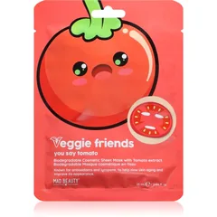 Mad Beauty Veggie Friends Tomato Zellschicht-Maske mit antioxidativer Wirkung