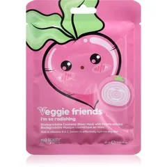 Mad Beauty Veggie Friends Radish Zellschicht-Maske mit feuchtigkeitsspendender Wirkung