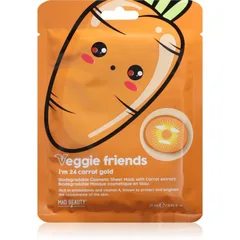 Mad Beauty Veggie Friends Carrot Zellschicht-Maske mit aufhellender Wirkung
