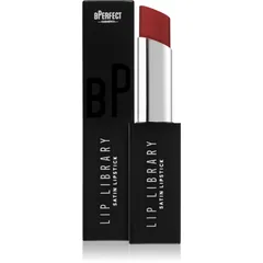 BPerfect Lip Library Satin Cremiger Lippenstift Farbton Scarlet