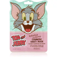 Mad Beauty Tom & Jerry Sheet Mask - Tom Feuchtigkeitsspendende Tuchmaske mit Hyaluronsäure .