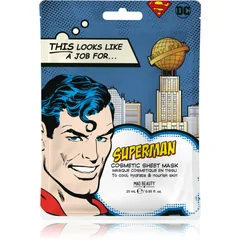 Mad Beauty DC Superman Zellschicht-Maske mit Hyaluronsäure