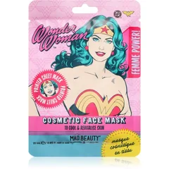 Mad Beauty DC Femme Power Wonder Woman Feuchtigkeitsspendende Tuchmaske