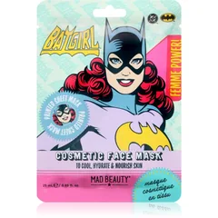 Mad Beauty DC Femme Power Batgirl Feuchtigkeitsspendende Tuchmaske