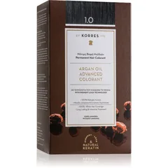 Korres Argan Oil Permanent-Haarfarbe mit Arganöl Farbton 1.0 Black