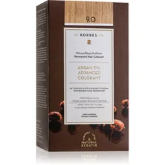 Korres Argan Oil Permanent-Haarfarbe mit Arganöl Farbton 9.0 Very Light Blonde