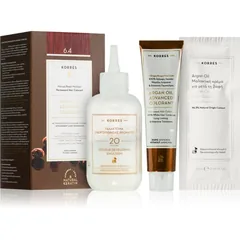 Korres Argan Oil Permanent-Haarfarbe mit Arganöl Farbton 6.4 Copper Dark Blonde