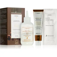 Korres Argan Oil Permanent-Haarfarbe mit Arganöl Farbton 6.1 Ash Dark Blonde