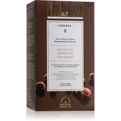 Korres Argan Oil Permanent-Haarfarbe mit Arganöl Farbton 6.7 Cocoa