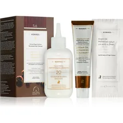 Korres Argan Oil Permanent-Haarfarbe mit Arganöl Farbton 5.6 Red Light Brown