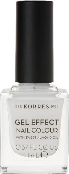 Korres Sweet Almond Nail Colour 01 Blanc White