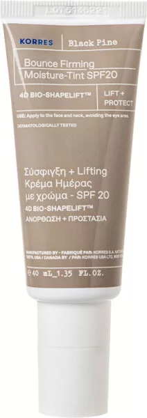 Korres Black Pine 4D BioShapeLift Straffende Feuchtigkeitscreme, getönt SPF20