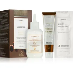 Korres Argan Oil Permanent-Haarfarbe mit Arganöl Farbton 7.17 Dark Blonde Beige