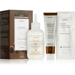 Korres Argan Oil Permanent-Haarfarbe mit Arganöl Farbton 6.73 Golden Cocoa