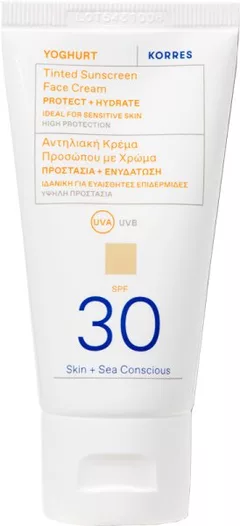 Korres Yoghurt Getönte Sonnencreme für das Gesicht SPF30