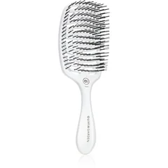Olivia Garden ESSENTIAL CARE FLEX Medium Hair Bristles Haarbürste Ice White