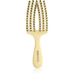 Olivia Garden Club The Nomad Detangling&Shine Fingerbrush​ Flache Bürste für das Haar Yellow