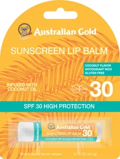Australian Gold Sunscreen SPF 30 Lip Balm