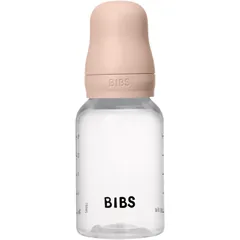 BIBS Anti-Colic Baby Bottle Latex Anti-Kolik-Flasche mit Kautschuk-Sauger Blush .