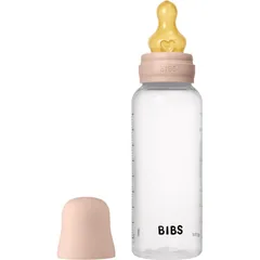 BIBS Anti-Colic Baby Bottle Latex Anti-Kolik-Flasche mit Kautschuk-Sauger Blush .
