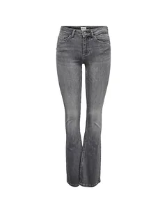 Only Jeans Flared Fit ONLBLUSH grau | M/L32