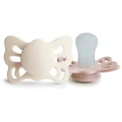 FRIGG Butterfly Size 1:0-6 months Schnuller Cream/Blush
