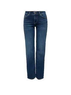 Only Jeans Straight Fit ONLBLUSH dunkelblau | M/L32