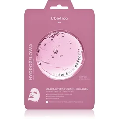 L’biotica PGA Hydro Fusion + Collagen intensive Hydrogel-Maske mit glättender Wirkung .