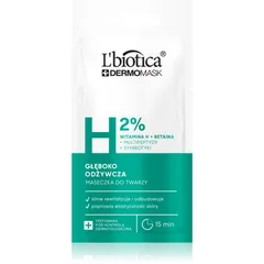 L’biotica DermoMask H 2% tiefenwirksame nährende Maske für das Gesicht