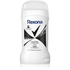 Rexona Invisible Black and White festes Antitranspirant gegen Schweissflecken 50 ml