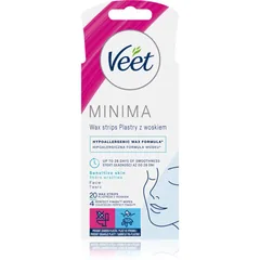 Veet Minima Hypoallergenic Enthaarungswachsstreifen für das Gesicht