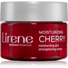 Lirene Hydration & Nourishment Moisturizing Cherry leichte erfrischende und feuchtigkeitsspendende Creme mit Kirsche und Zitrone