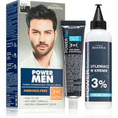 Joanna Power Men Haarfarbe für Herren Farbton Black