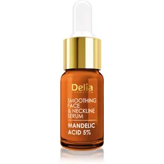 Delia Cosmetics Professional Face Care Mandelic Acid Glättendes Serum mit Hyaluronsäure für Gesicht, Hals und Dekolleté