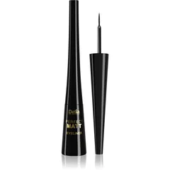 Delia Cosmetics Perfect Matt Shape Master Flüssige Eyeliner mit Matt-Effekt Farbton Black